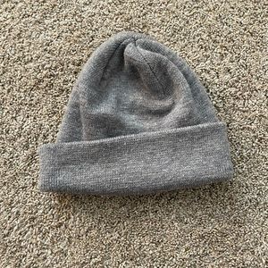 gray target beanie